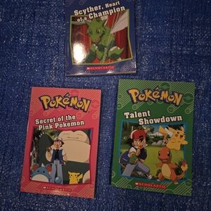 Scholastic Pokémon Book Set - Scyther, Pink Pokémon, Talent Showdown